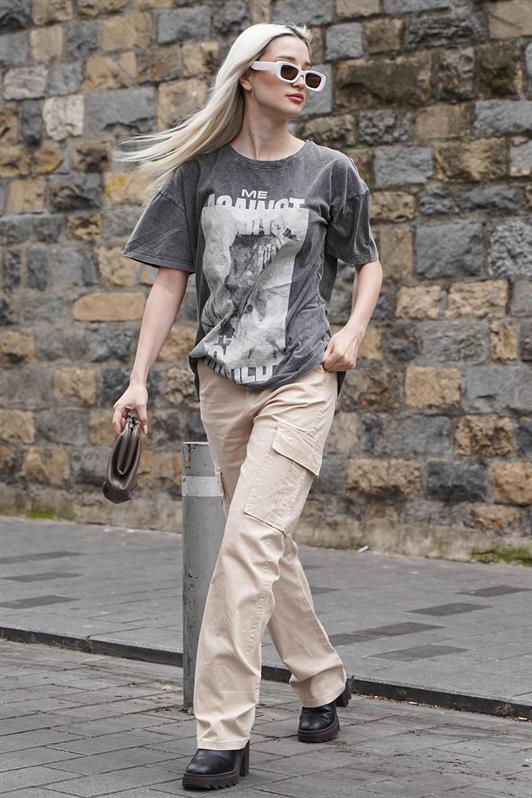 MDX Beige Cargo Pants with Pocket Details MG1602 - Stourbridge