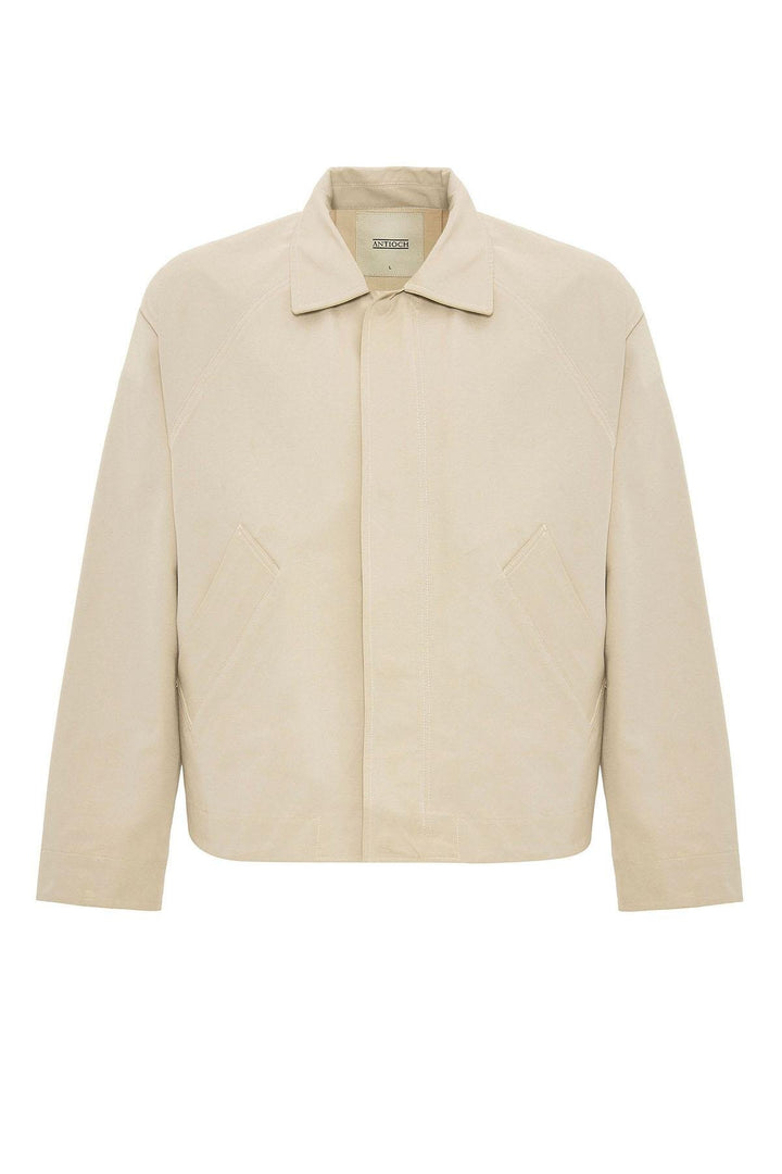 ANT Antioch Bej Crop Fit Spring Men's Jacket - Stade
