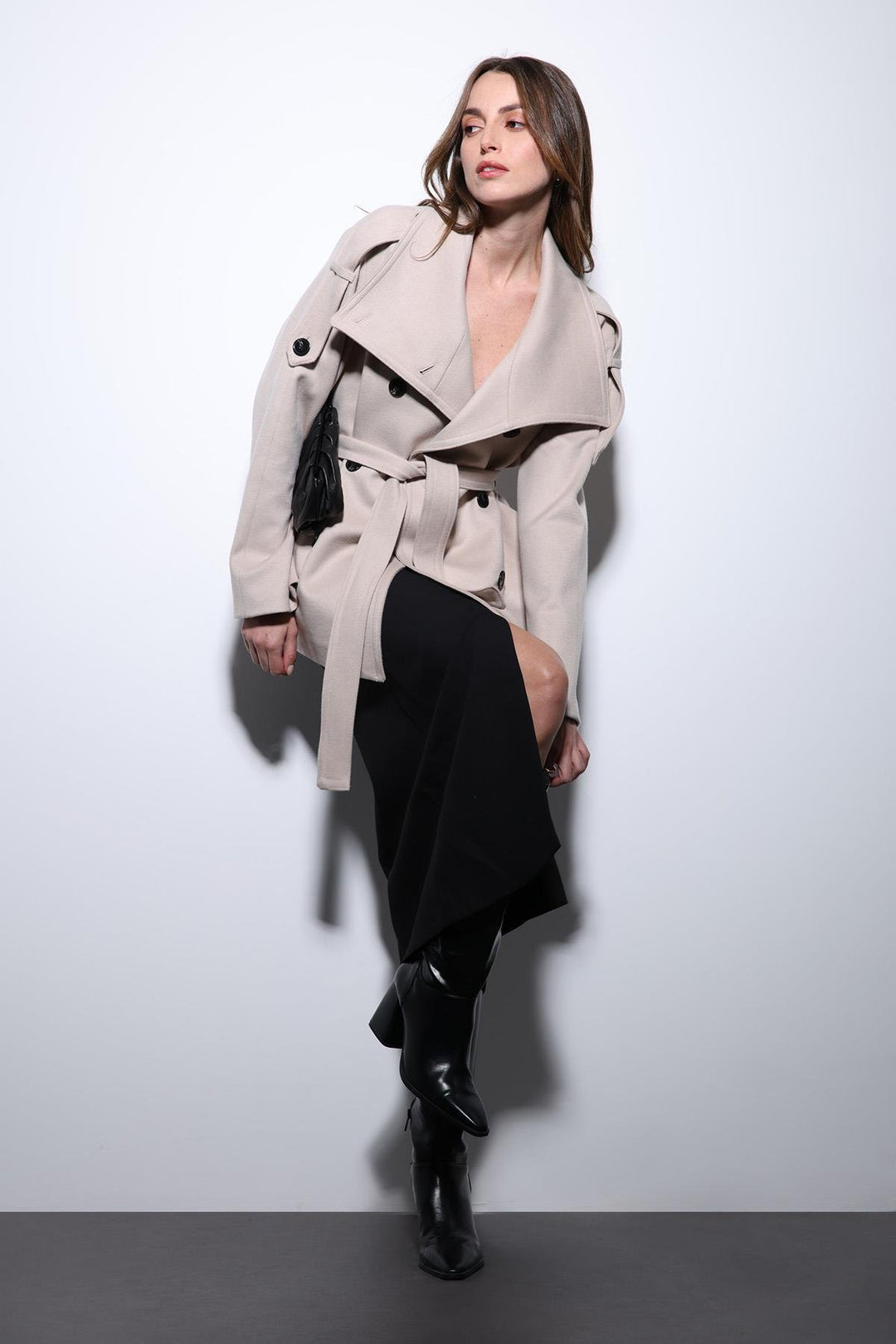 ANT Antioch Lord Shawl Collar Wrap Women's Coat - Jalapa