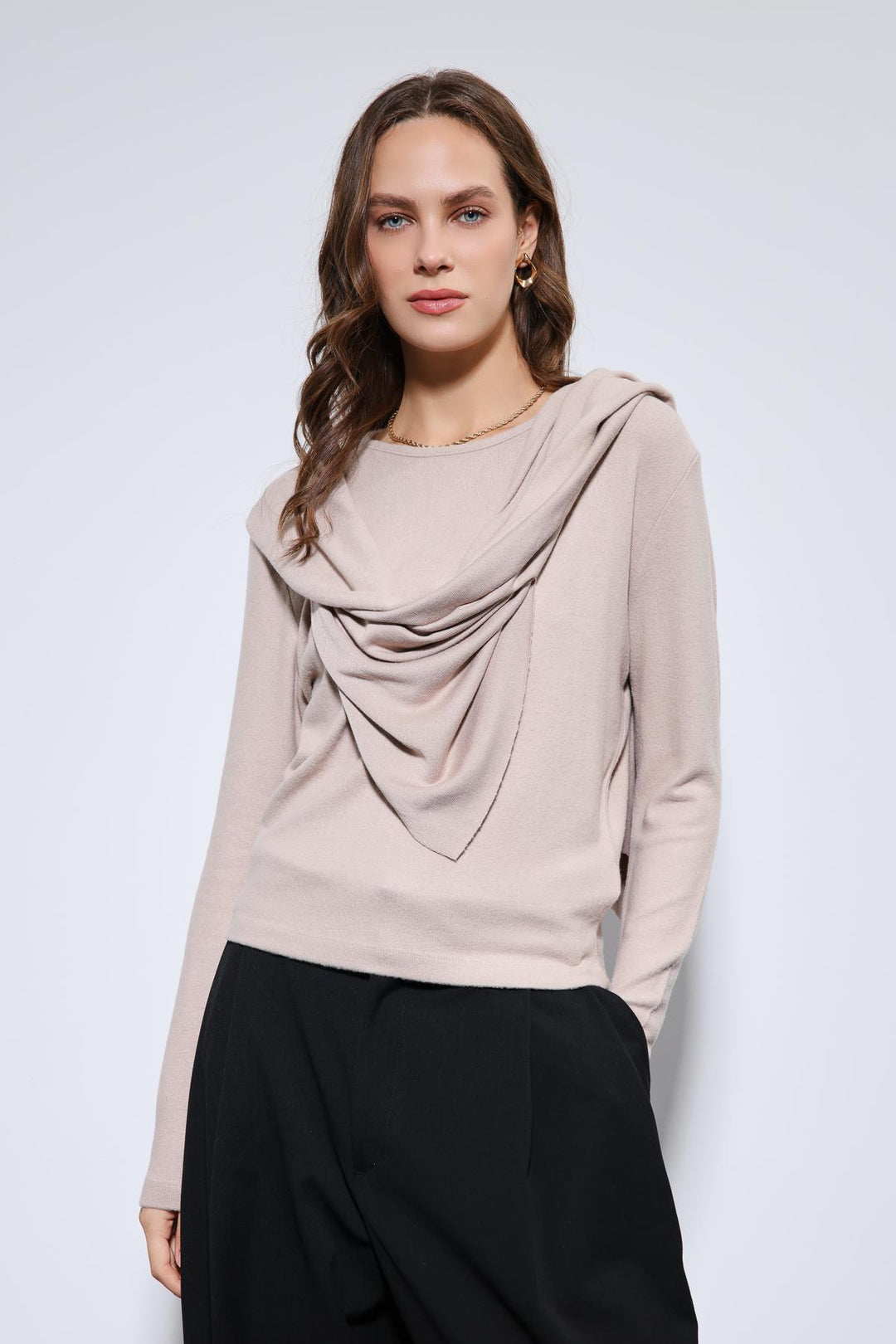ANT Antioch Lord Scarf Detailed Top - Como