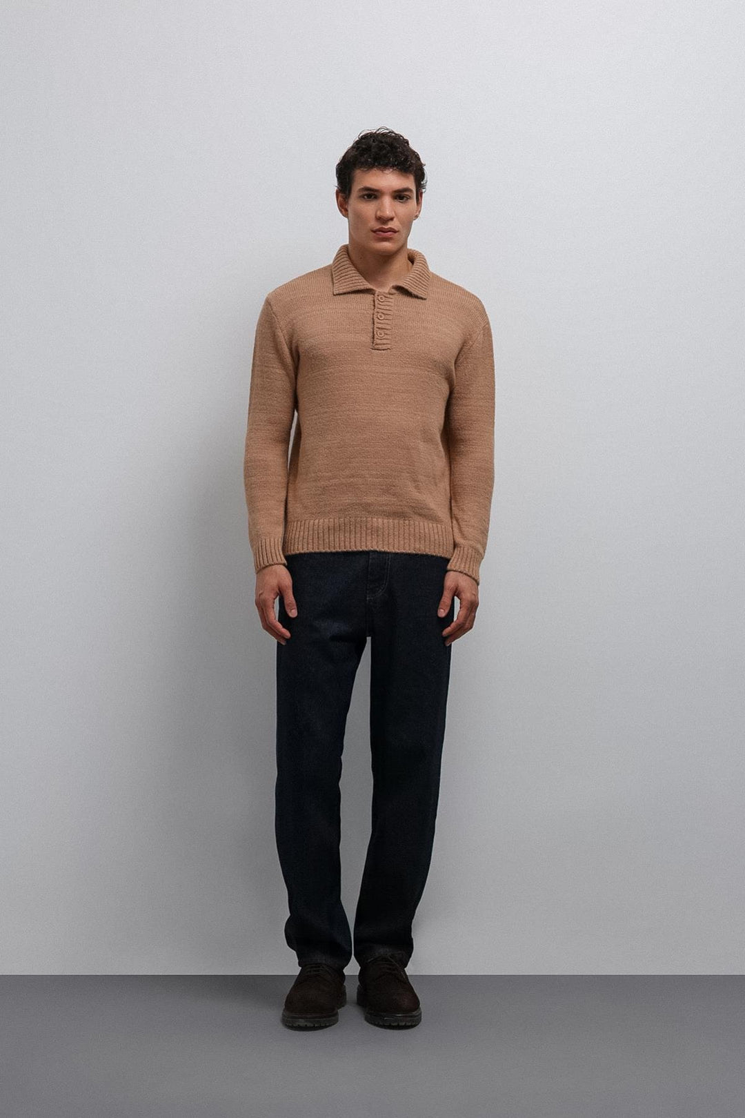 ANT Antioch Lord Buttoned Collar Men's Sweater - Pavia