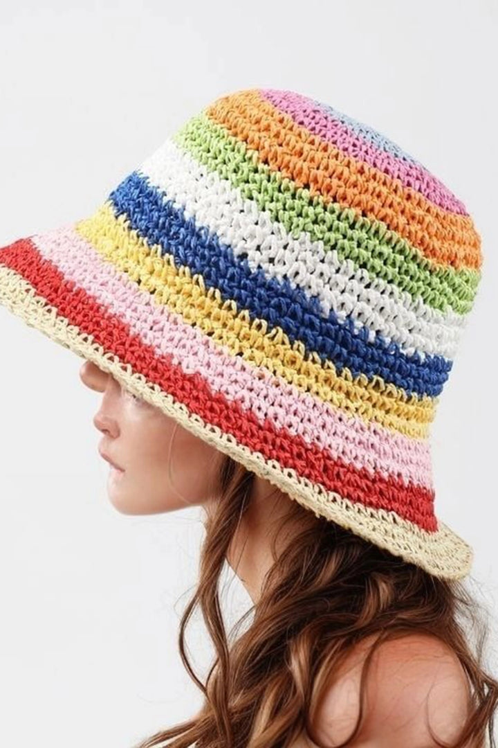 Beige Crochet Straw Hat BCNSV-2514515 - Toledo