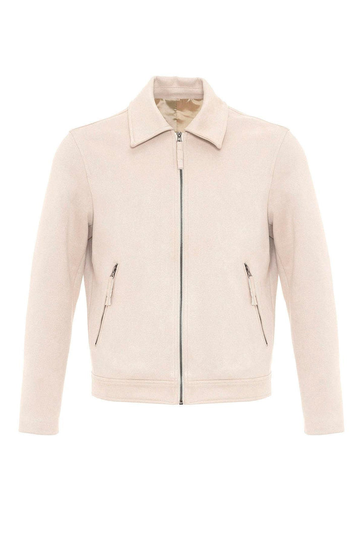 ANT Antioch Men's Suede Jacket with Zipper - Irpin