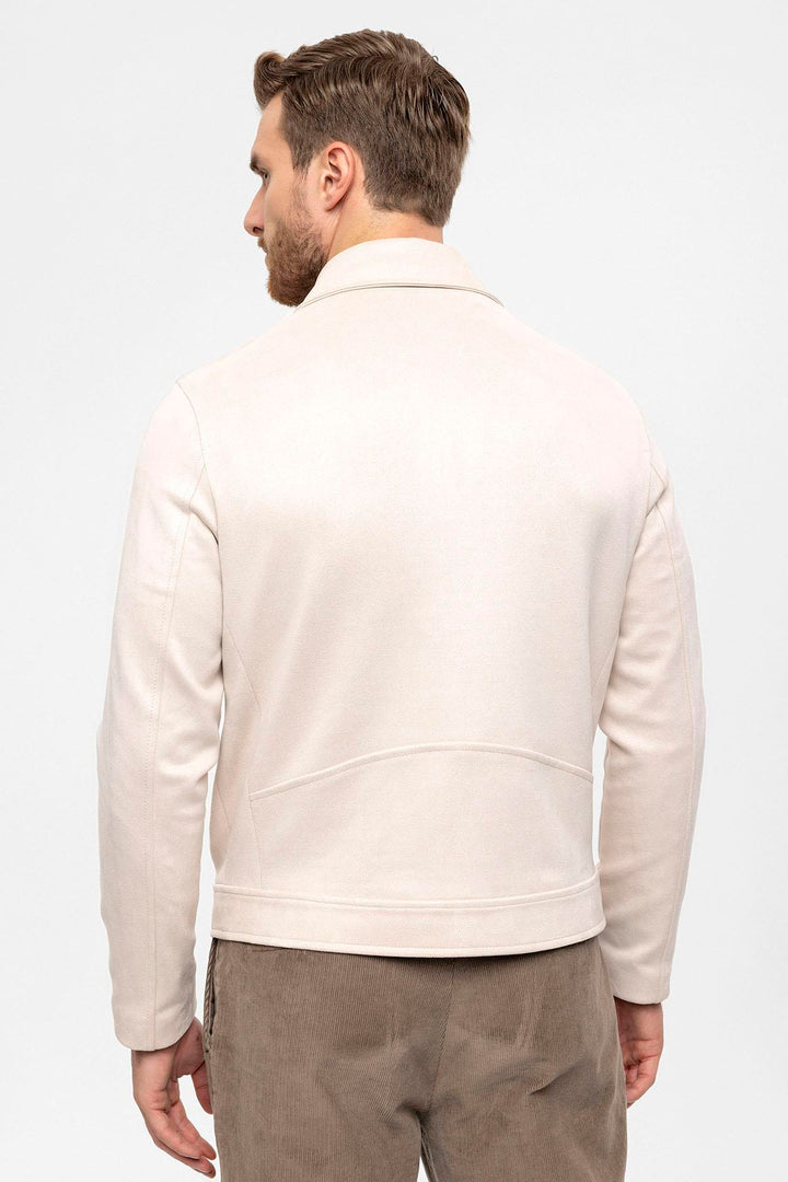 ANT Antioch Men's Suede Jacket with Zipper - Irpin