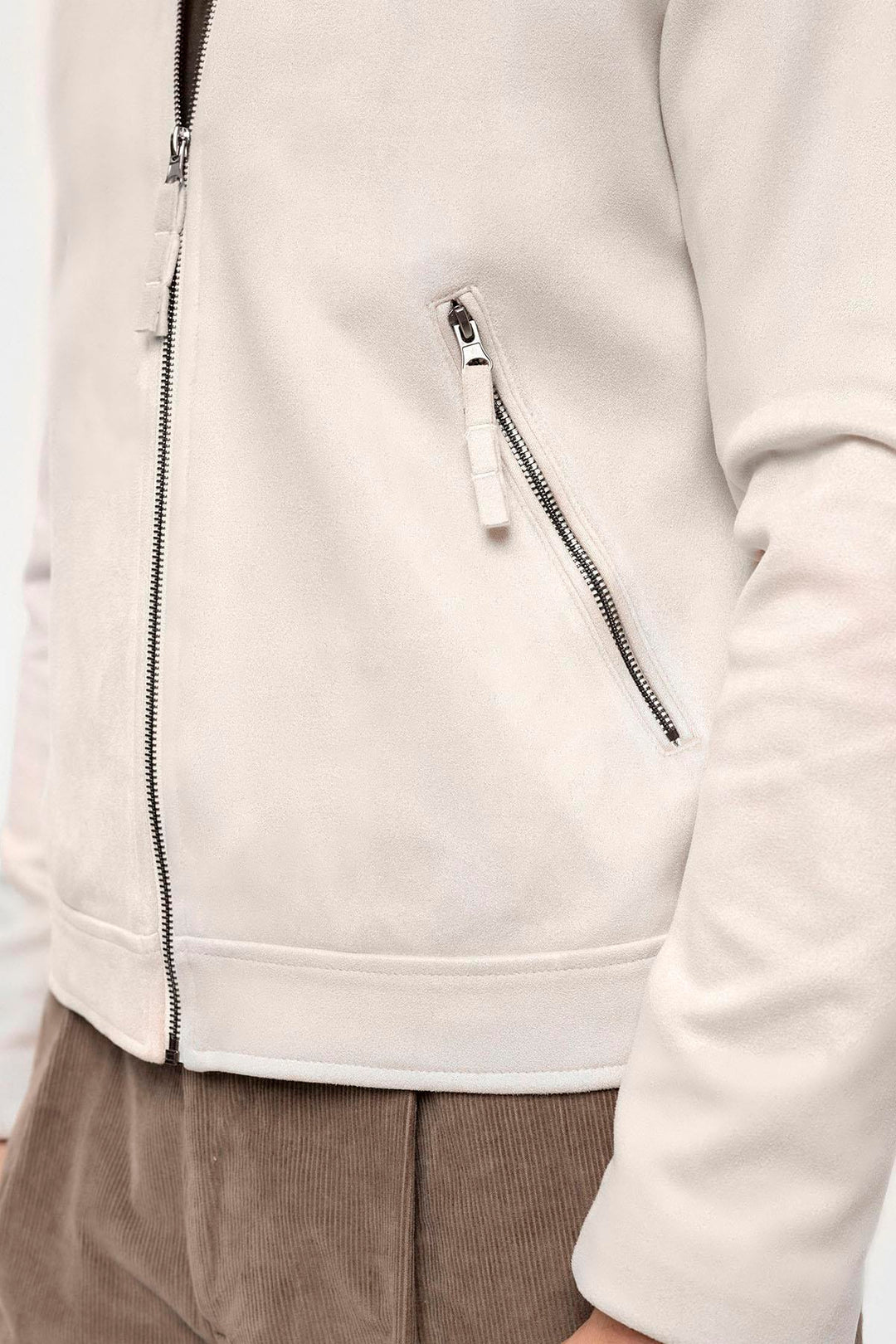 ANT Antioch Men's Suede Jacket with Zipper - Irpin