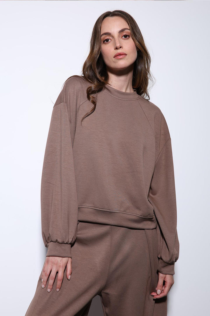 ANT Antioch Bej Geniş Paça Relaxed Kadın Takım - Markham