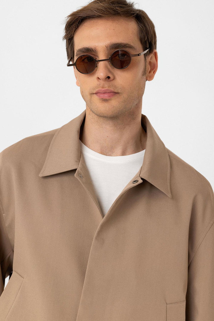 ANT Antioch Lord Hidden Button Seasonal Relax Fit Men's Coat - Tokyo