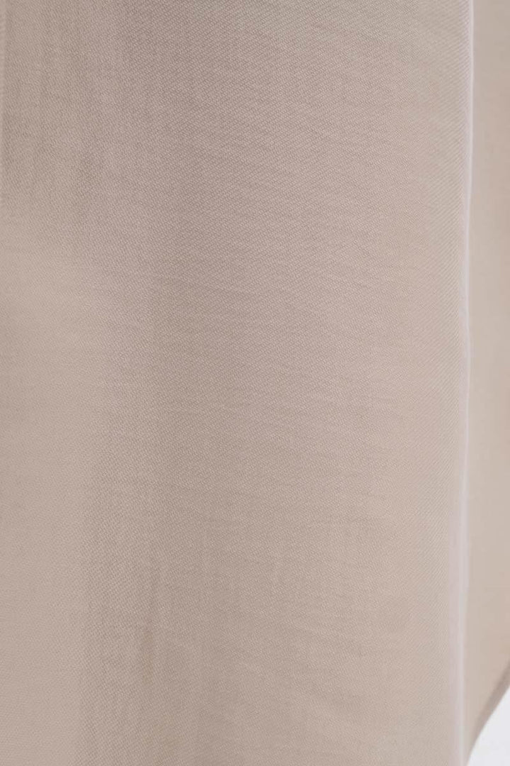 TLD Women Allday Beige Hidden Snap Long Shirt Tunic - Deinze