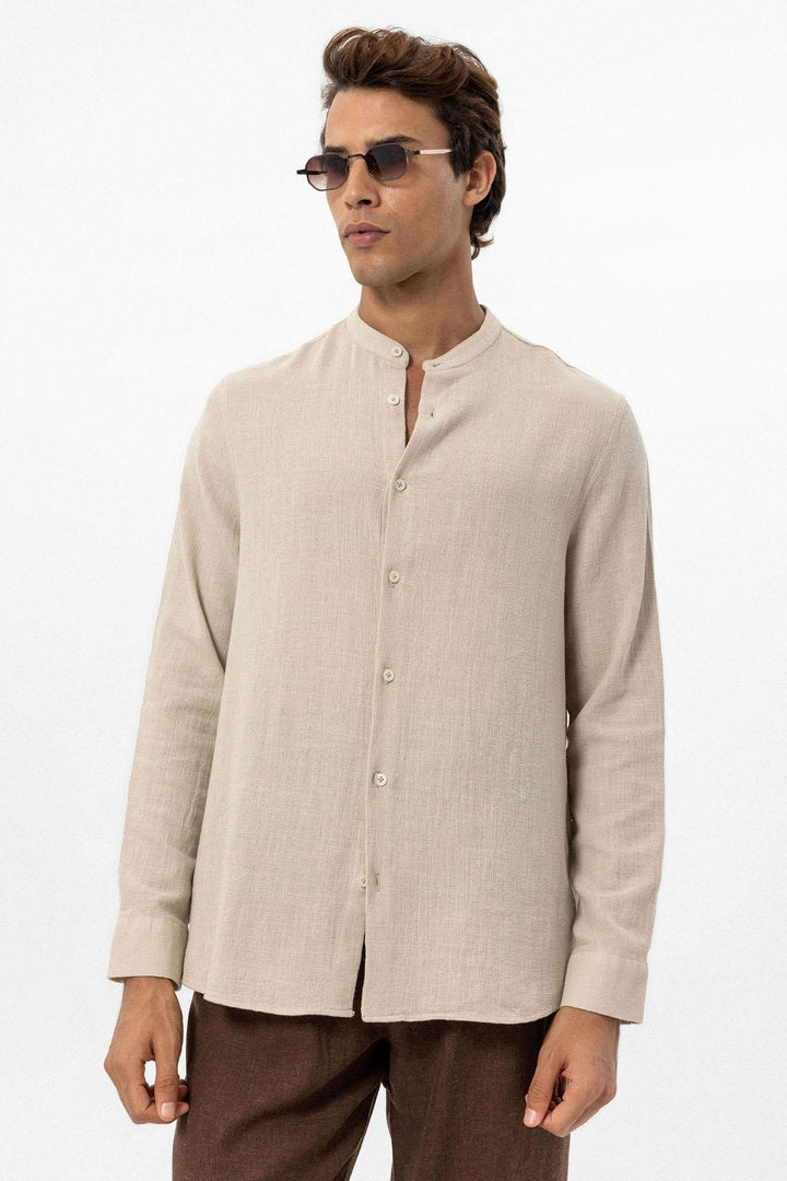 ANT Judge Collar Woven Men's Shirt - Calexico