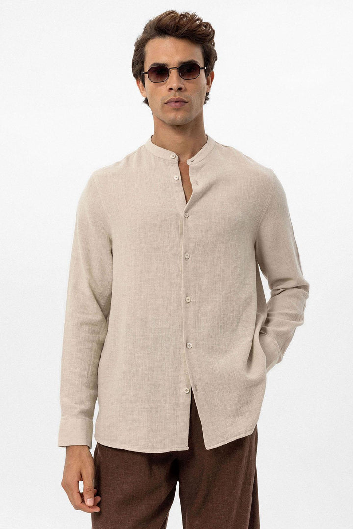 ANT Judge Collar Woven Men's Shirt - Calexico