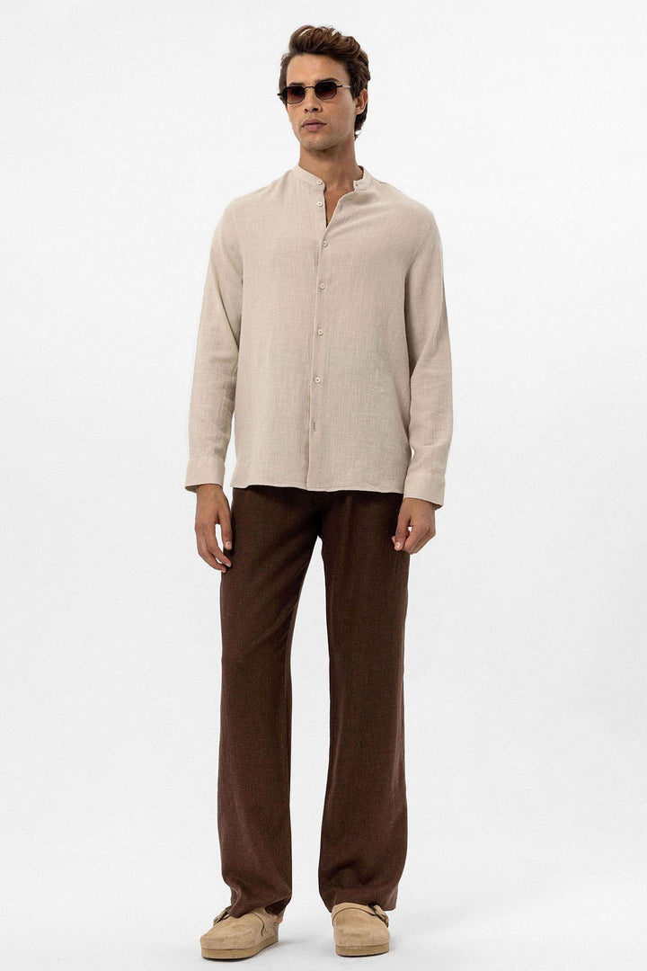 ANT Judge Collar Woven Men's Shirt - Calexico