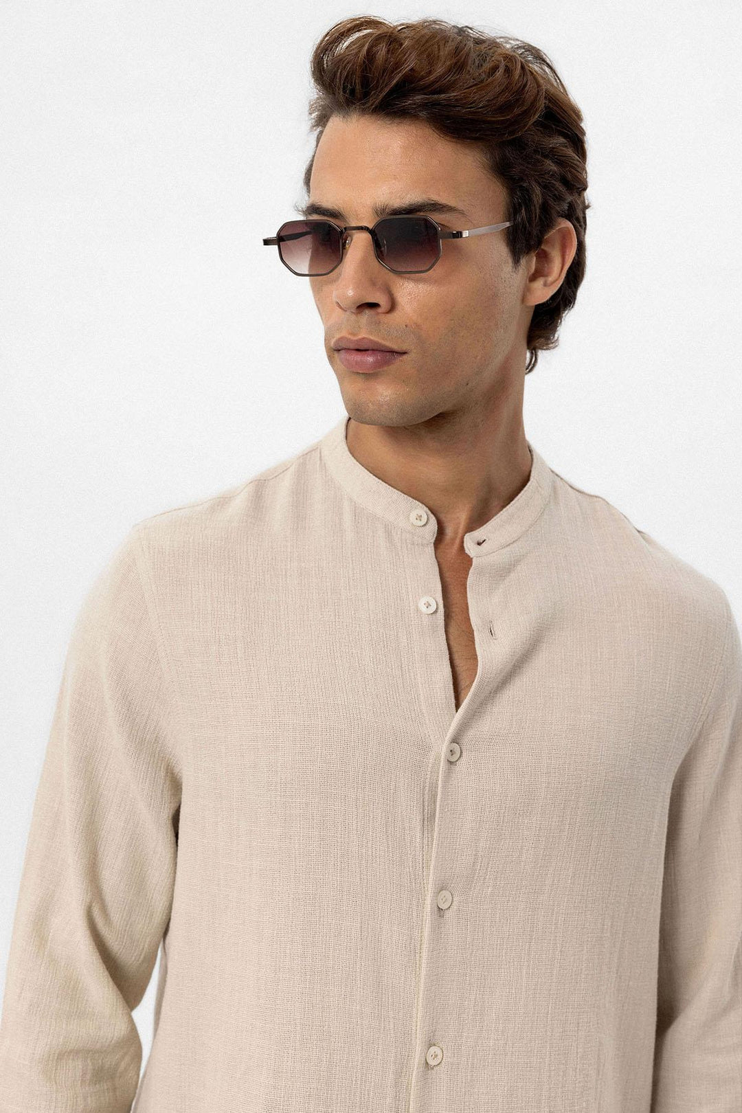 ANT Judge Collar Woven Men's Shirt - Calexico