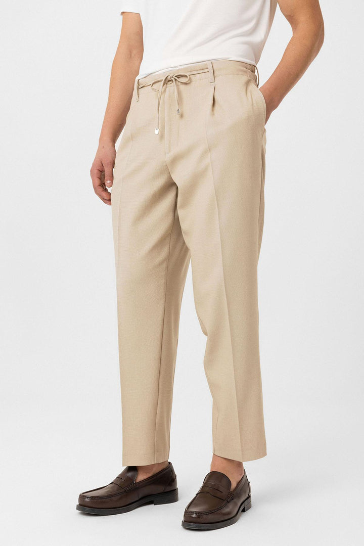 ANT Antioch Bej Jogger Relaxed Fit  Erkek Pantolon - Kleve