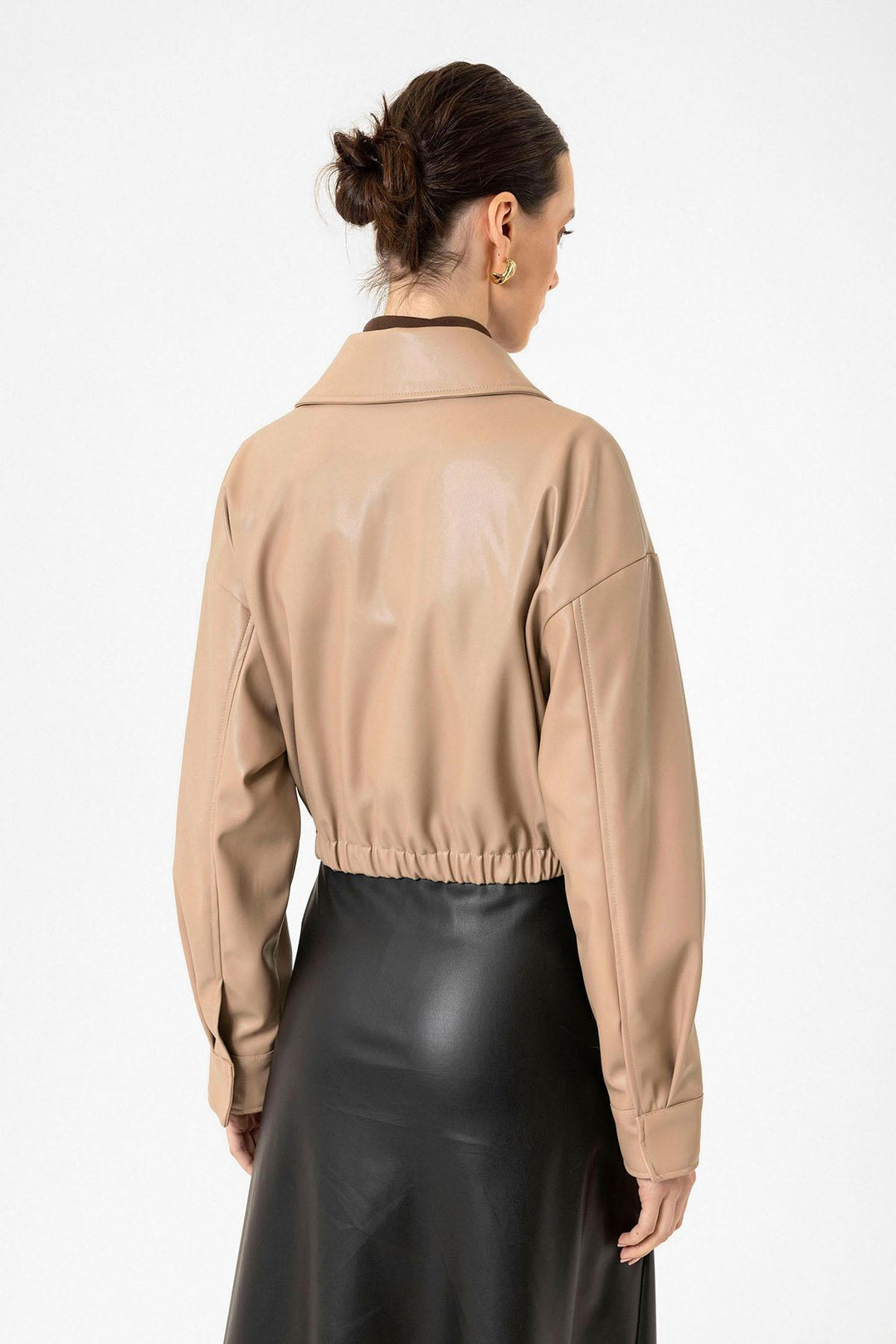 ANT Antioch Women's Belted Faux Leather Jacket - Brooklyn