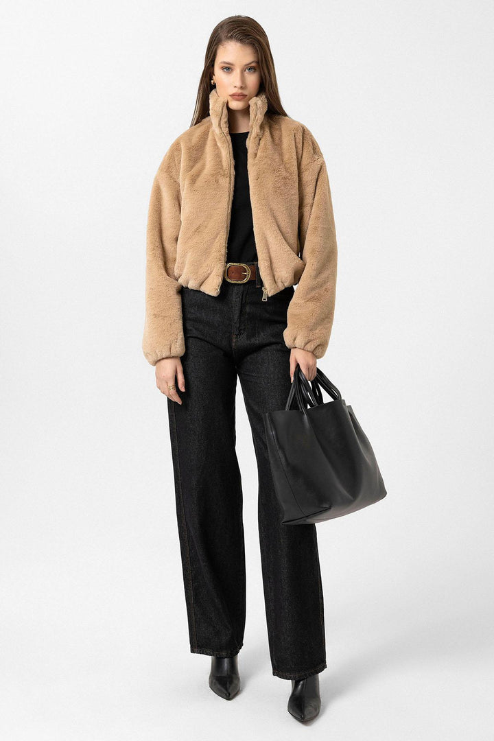 ANT Antioch Women's Belted Faux Fur Coat - Seelze