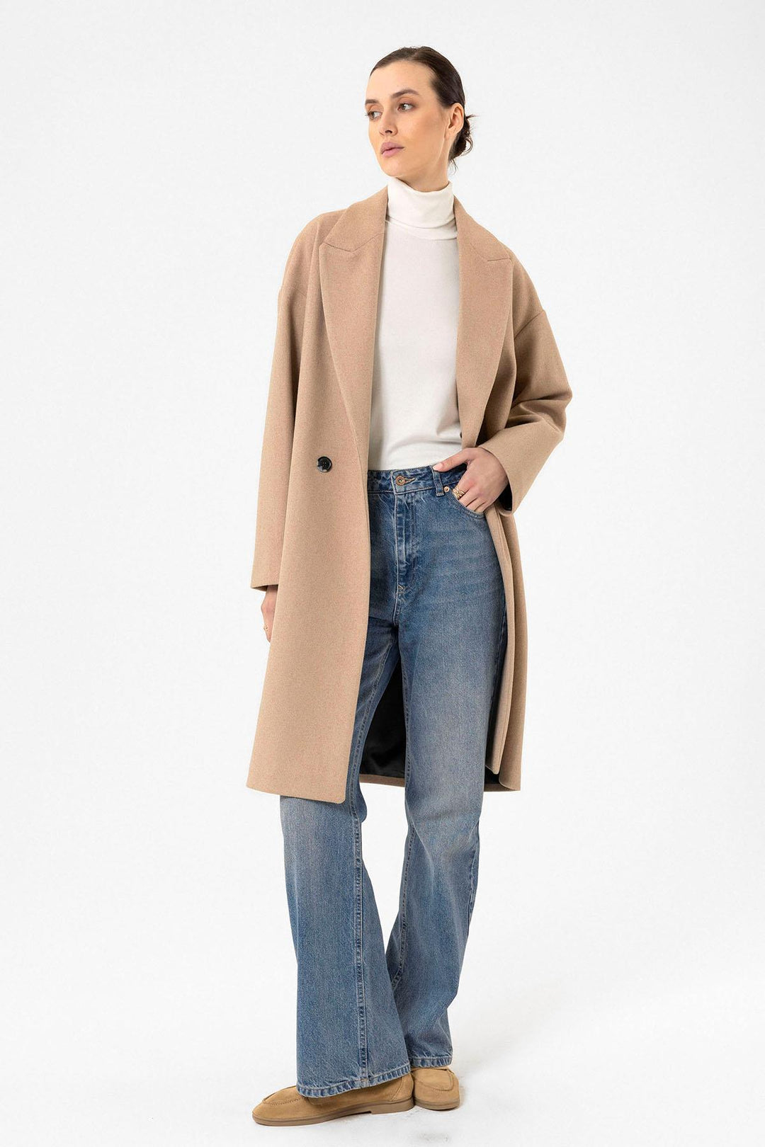 ANT Antioch Lord Women's Wrap Closure Oversized Coat - Wichita Falls