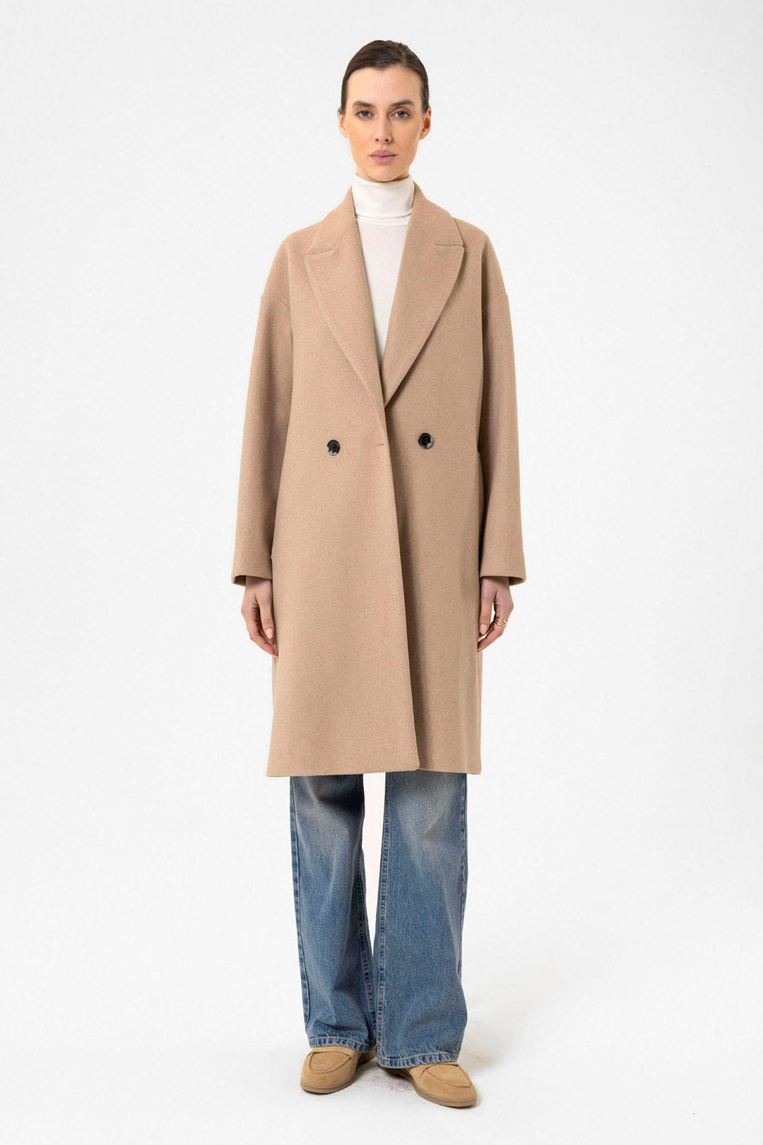 ANT Antioch Lord Women's Wrap Closure Oversized Coat - Wichita Falls