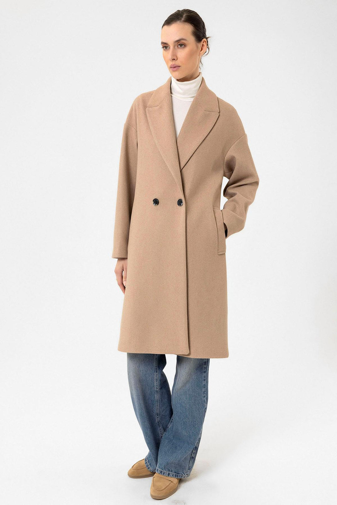 ANT Antioch Lord Women's Wrap Closure Oversized Coat - Wichita Falls
