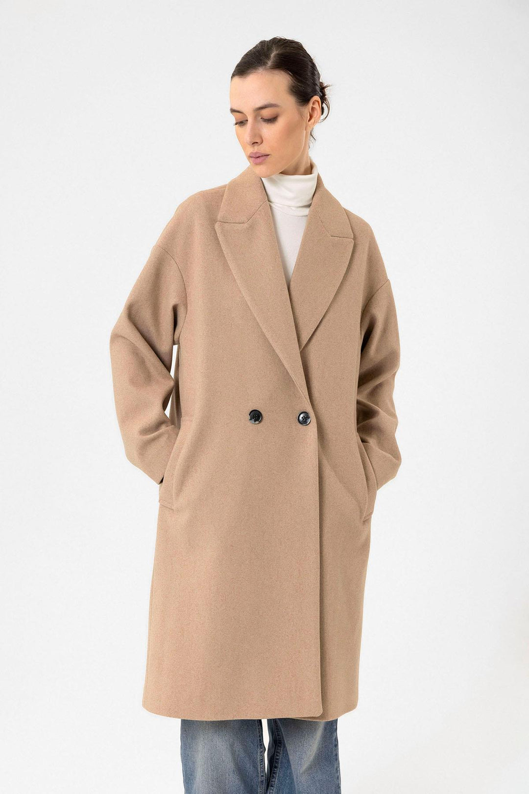 ANT Antioch Lord Women's Wrap Closure Oversized Coat - Wichita Falls