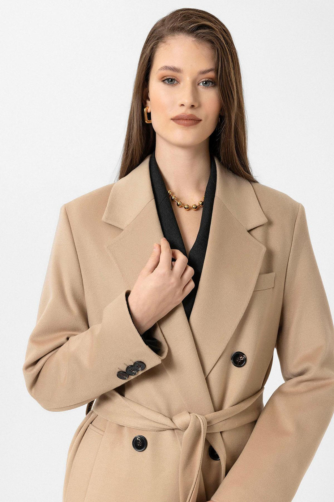 ANT Antioch Lord Women's Belted Wrap Coat - Columbia