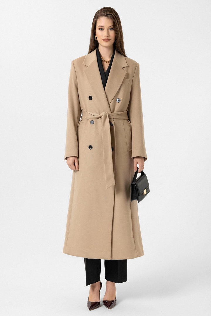 ANT Antioch Lord Women's Belted Wrap Coat - Columbia