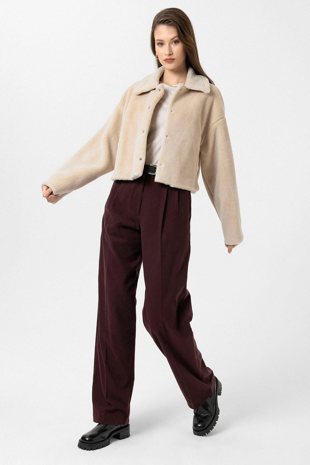 ANT Antioch Bej Kadın Yumuşak Dokulu Mont - Park Ridge