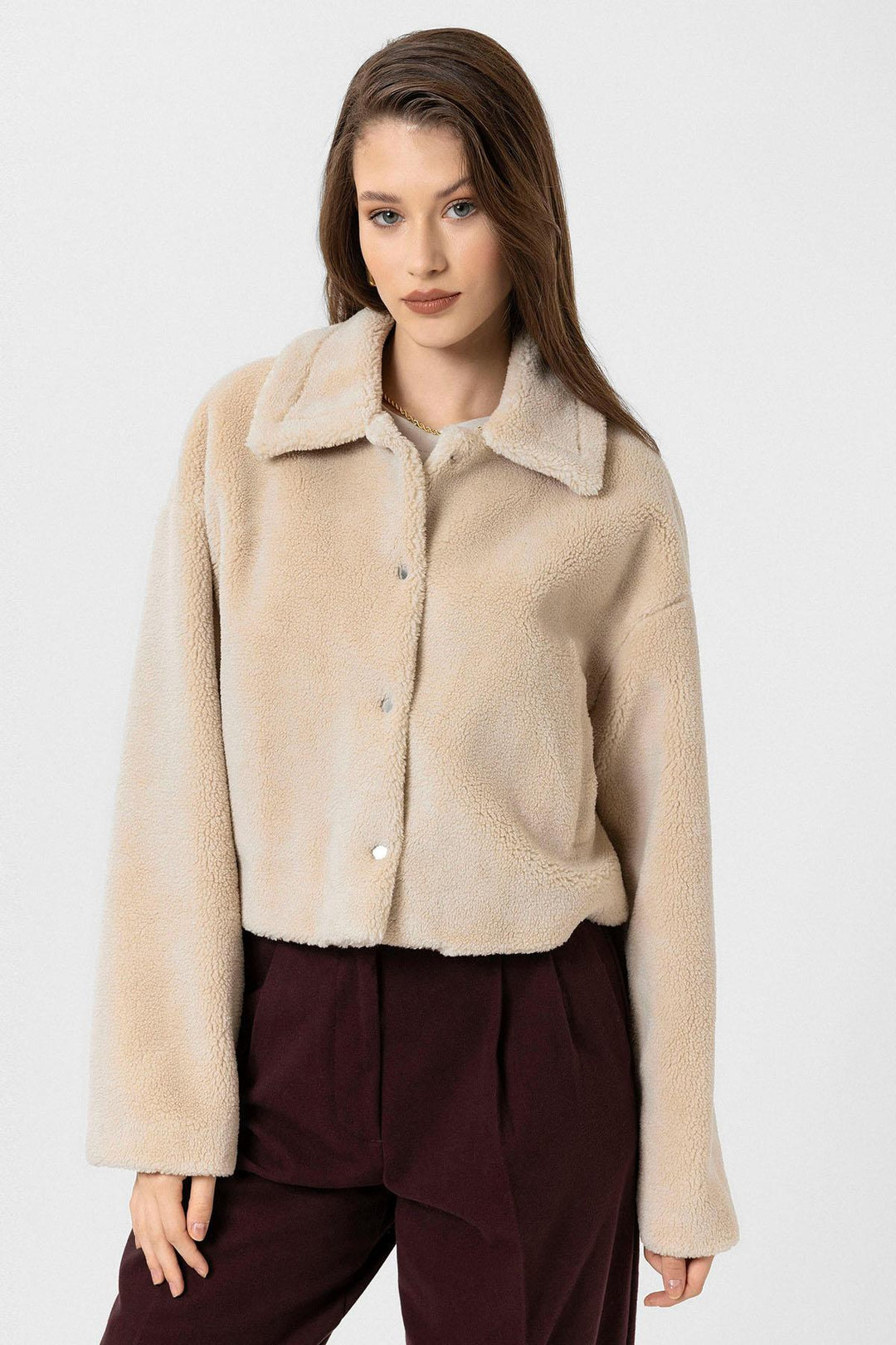 ANT Antioch Bej Kadın Yumuşak Dokulu Mont - Park Ridge