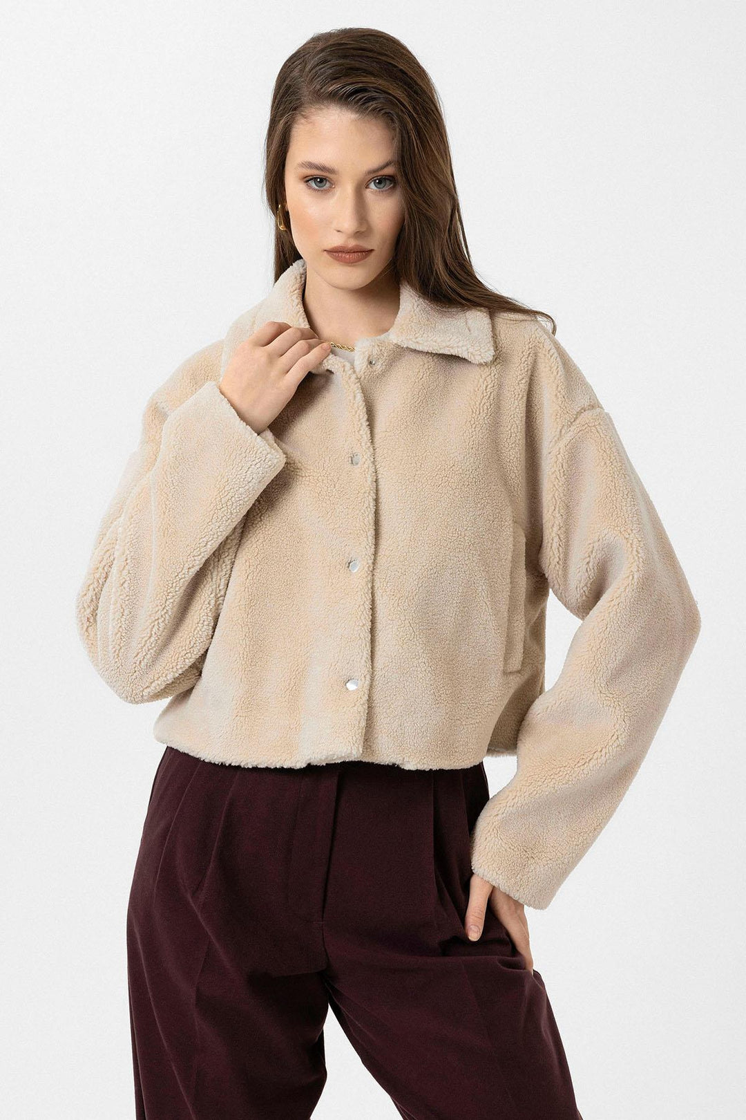 ANT Antioch Bej Kadın Yumuşak Dokulu Mont - Park Ridge