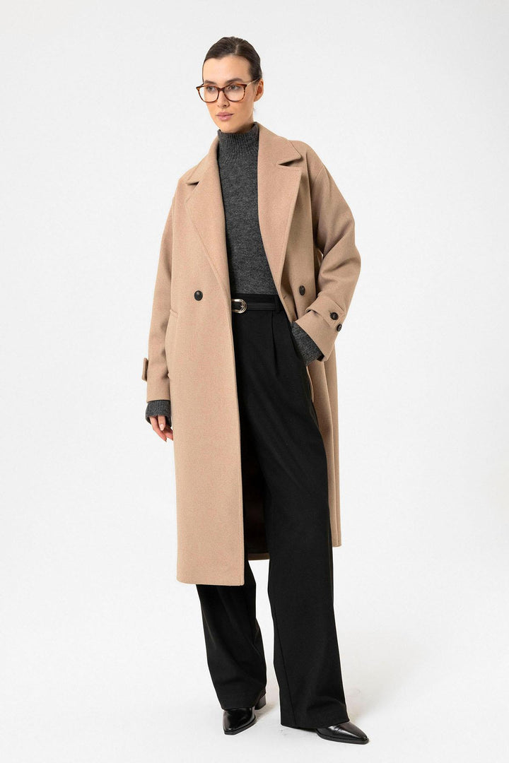ANT Antioch Lord Woman Soft Scented Oversized Wrap Coat - Tiel