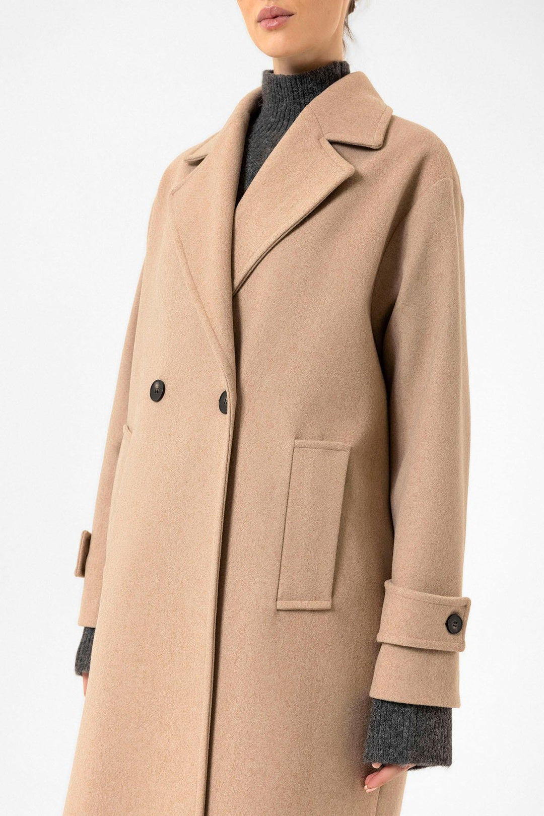 ANT Antioch Lord Woman Soft Scented Oversized Wrap Coat - Tiel