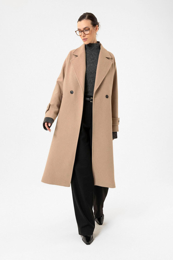 ANT Antioch Lord Woman Soft Scented Oversized Wrap Coat - Tiel