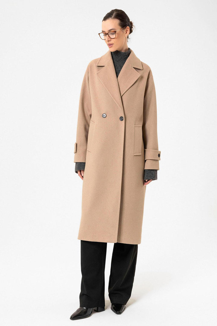 ANT Antioch Lord Woman Soft Scented Oversized Wrap Coat - Tiel