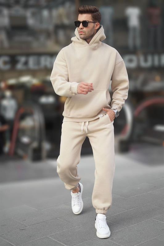 MDX Beige Hooded Basic Tracksuit 5925 - Cananea