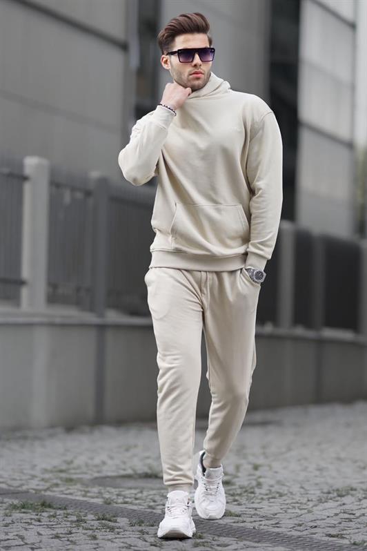 MDX Beige Hooded Basic Tracksuit 5928 - Jalapa