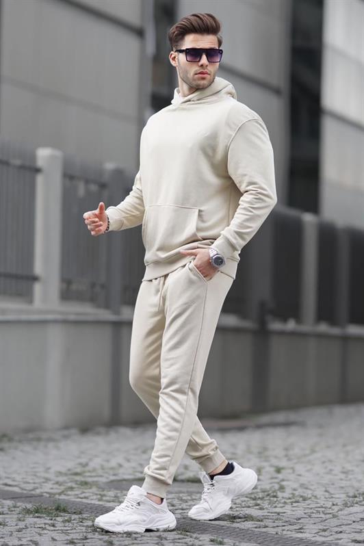 MDX Beige Hooded Basic Tracksuit 5928 - Jalapa