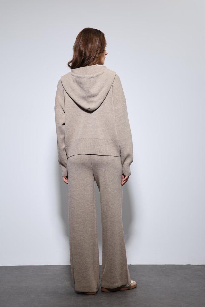 ANT Antioch Lord Hoodie Top and Wide Leg Knit Set - Newport Beach