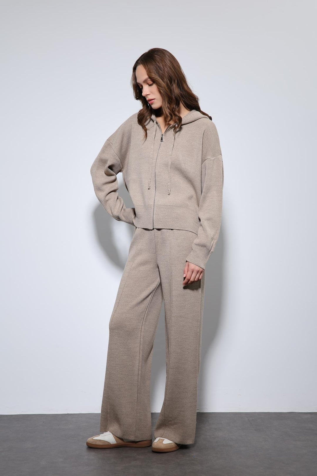 ANT Antioch Lord Hoodie Top and Wide Leg Knit Set - Newport Beach