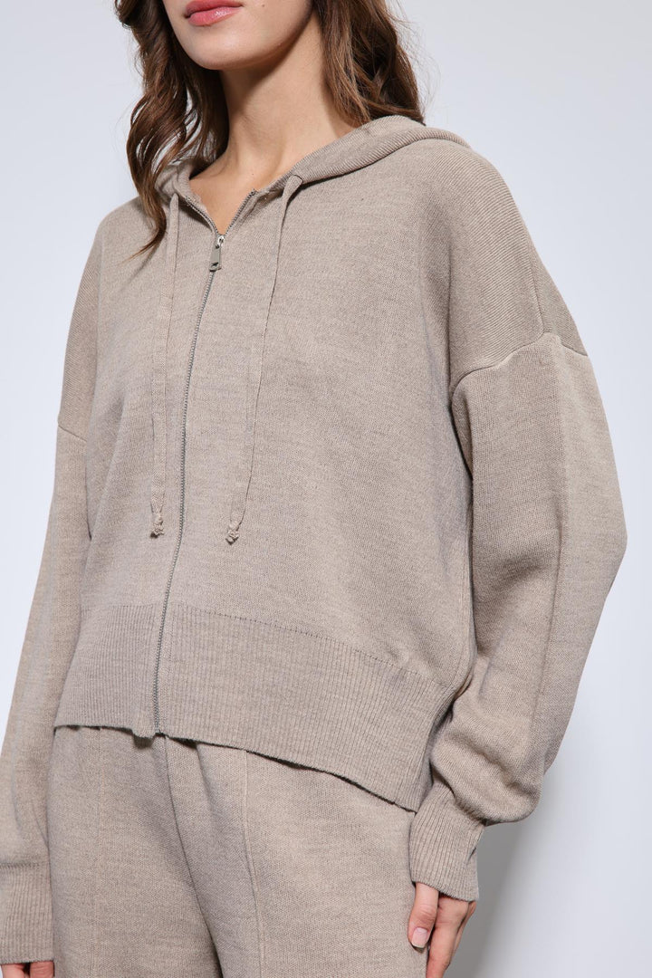 ANT Antioch Lord Hoodie Top and Wide Leg Knit Set - Newport Beach