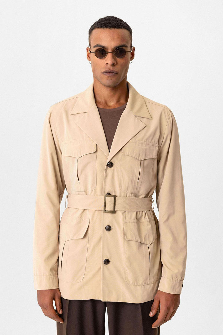 ANT Belted Safari Men's Trench Coat - Parsippany-Troy Hills