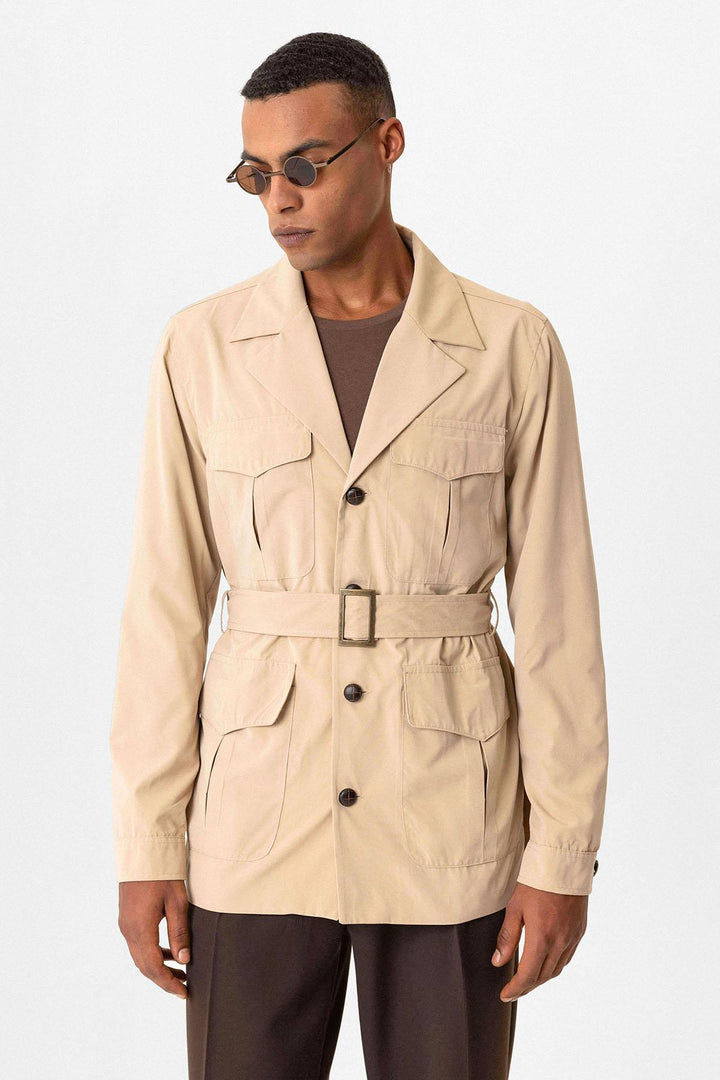 ANT Belted Safari Men's Trench Coat - Parsippany-Troy Hills