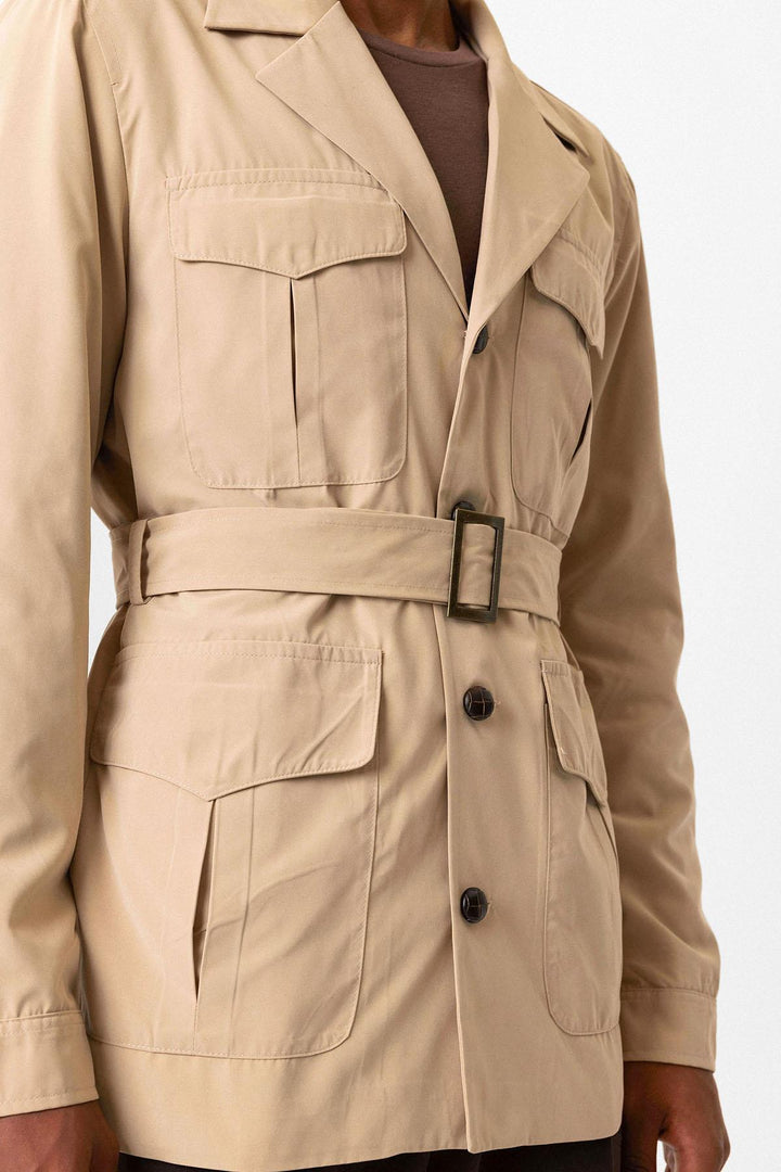 ANT Belted Safari Men's Trench Coat - Parsippany-Troy Hills