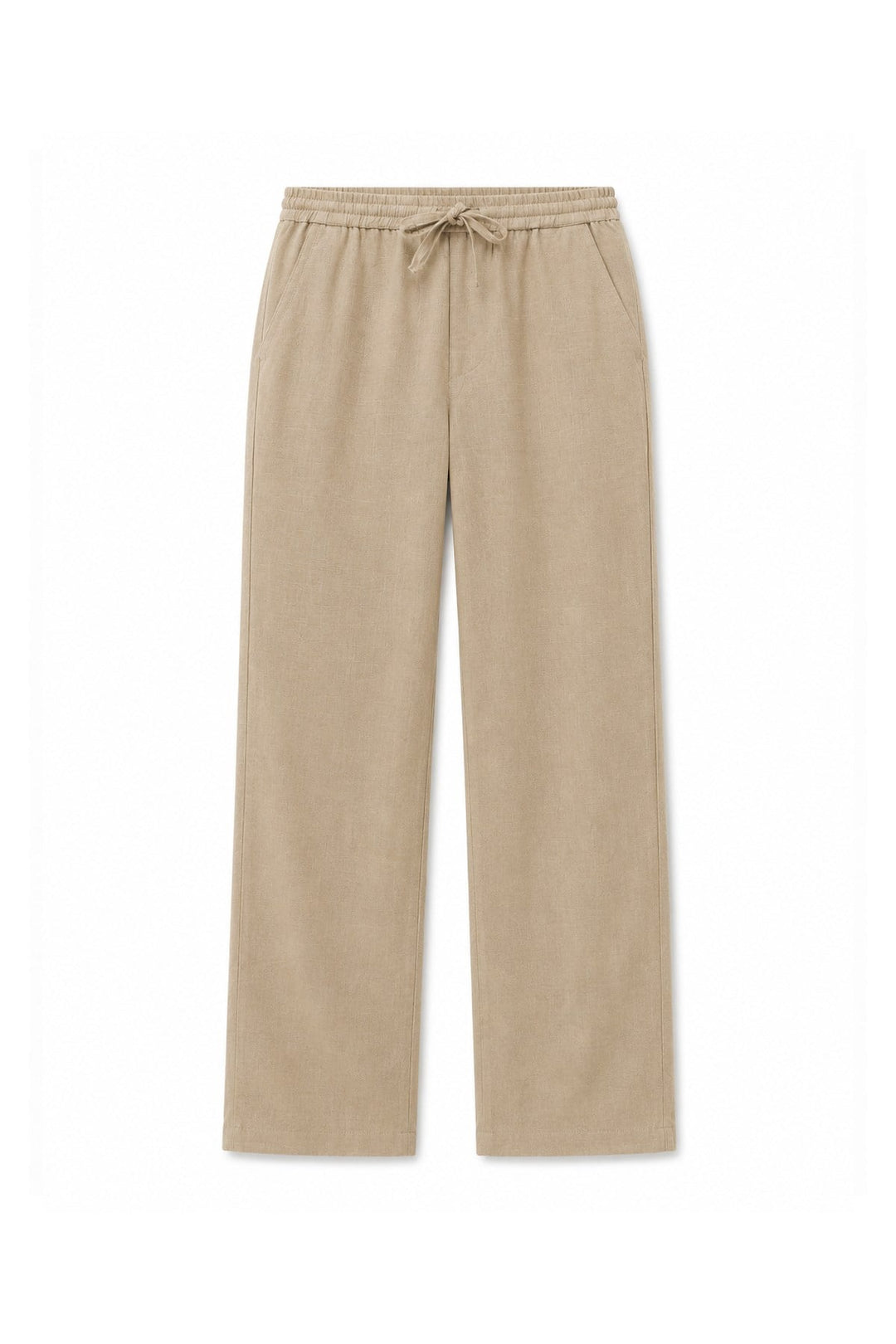 ANT Antioch Bej Keten Karışımlı Bel Lastikli Erkek Pantolon - Jackson