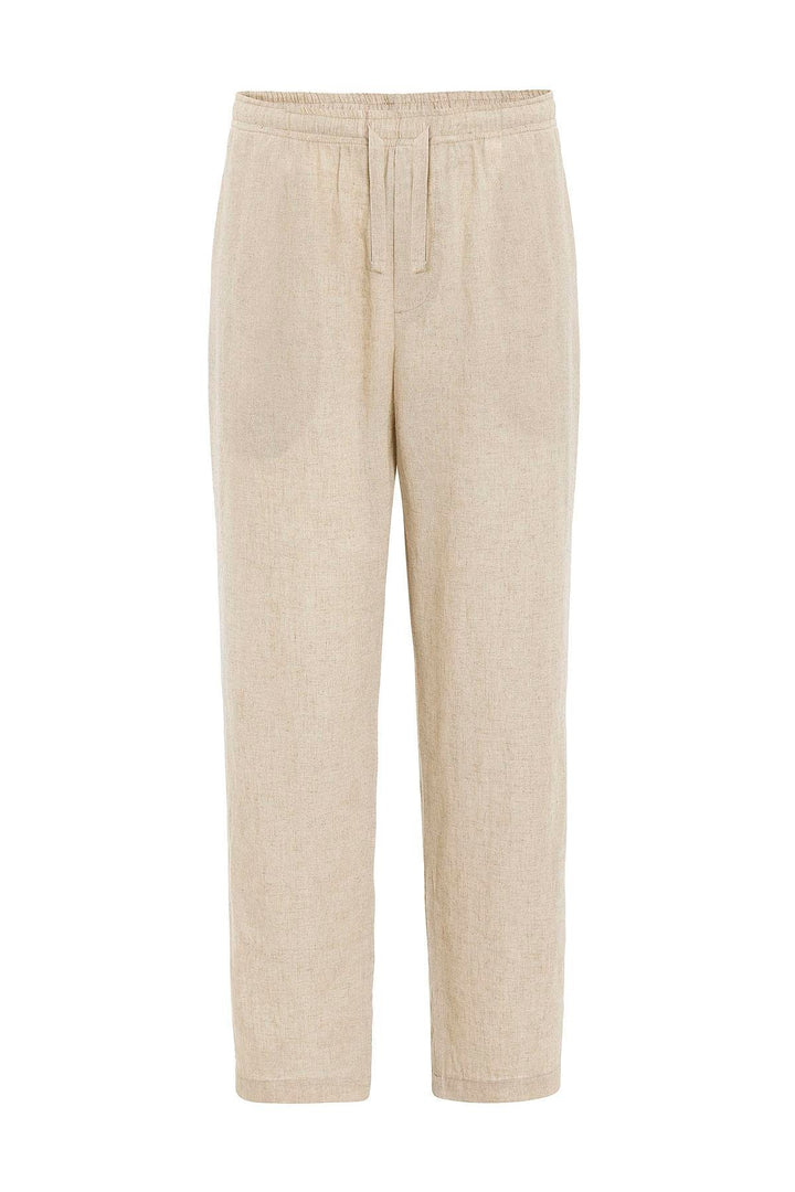 ANT Antioch Beige Mixed Fabric Jogger Men's Pants - Lynnwood