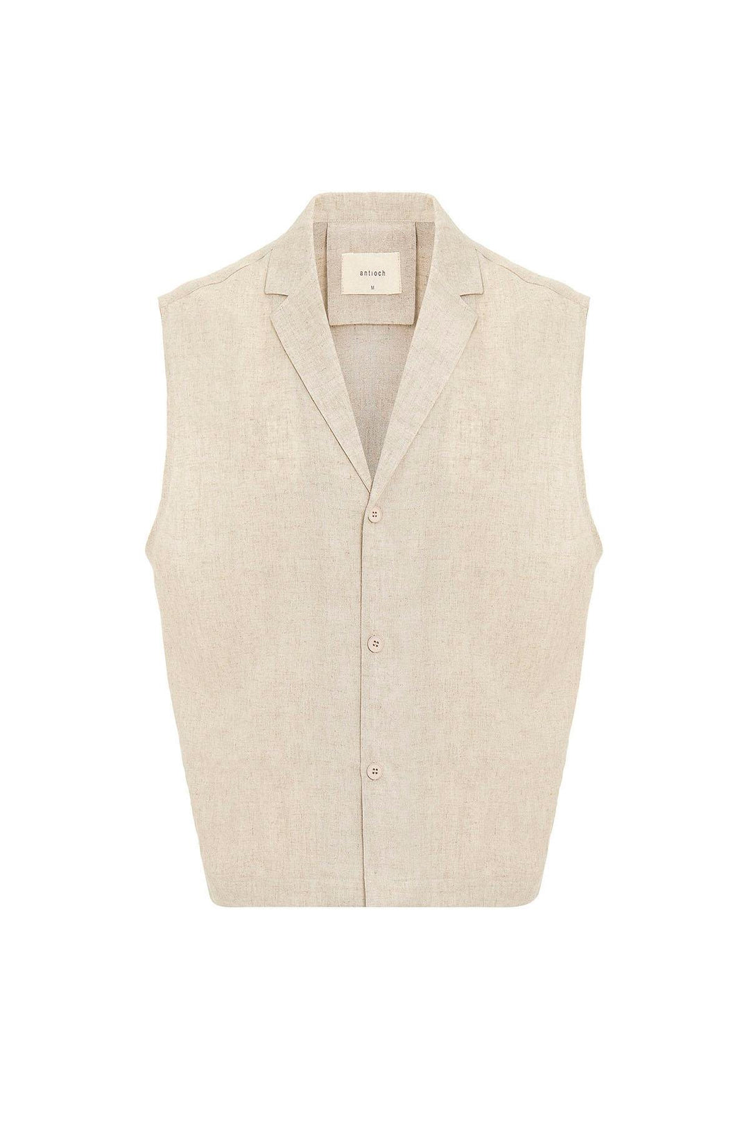 ANT Antioch Men's Sleeveless Shirt with Beige Chain Mix - Red Deer