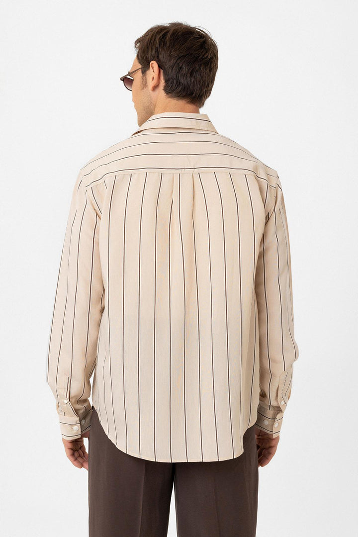 ANT Antioch Men's Shirt with Contrast Stripes - Aveiro