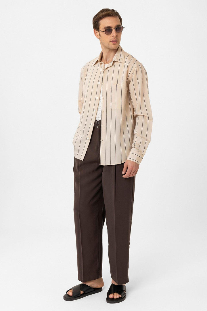 ANT Antioch Men's Shirt with Contrast Stripes - Aveiro