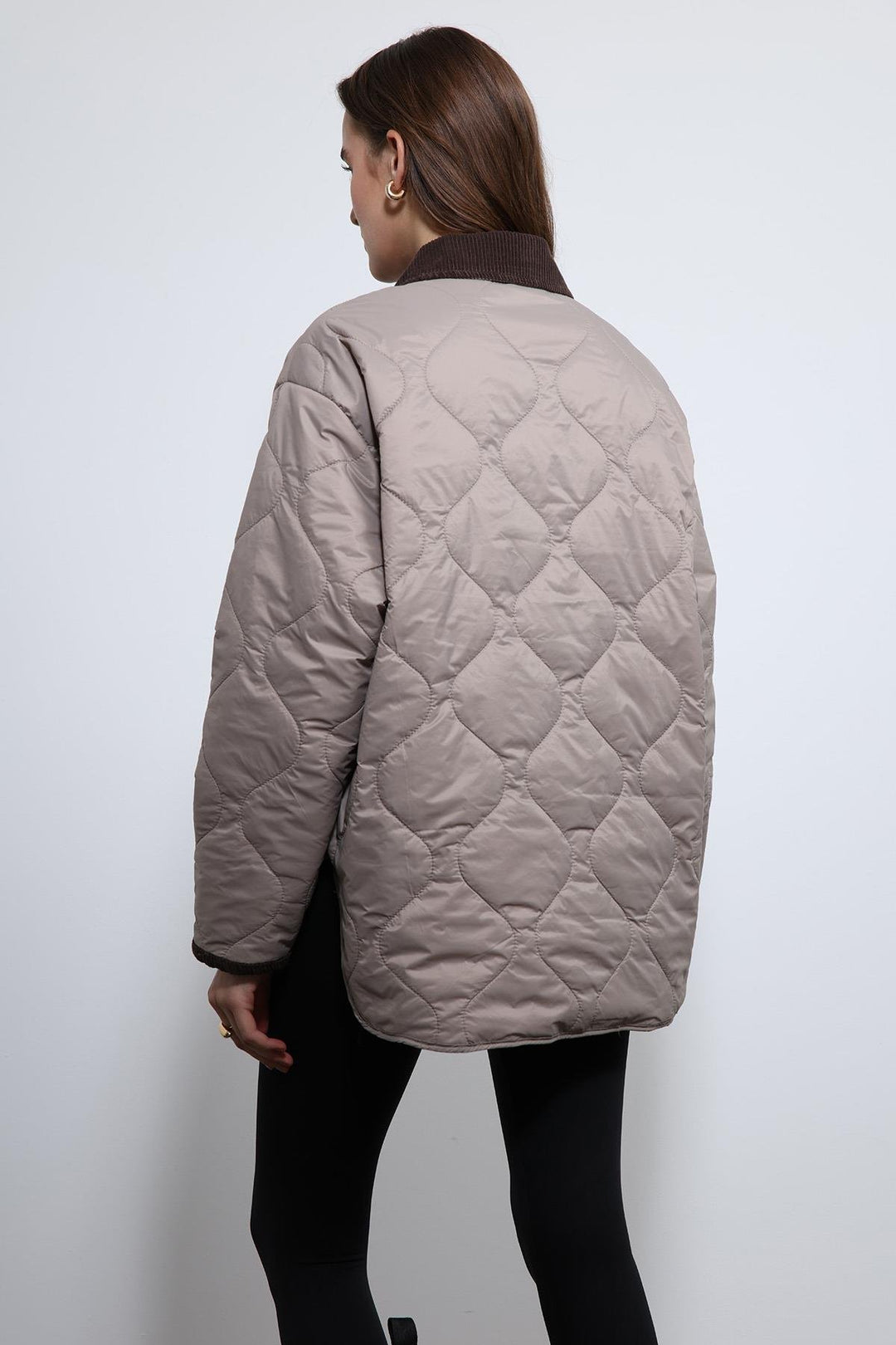 ANT Antioch Lord Contrast Collar Patterned Coat - Houston