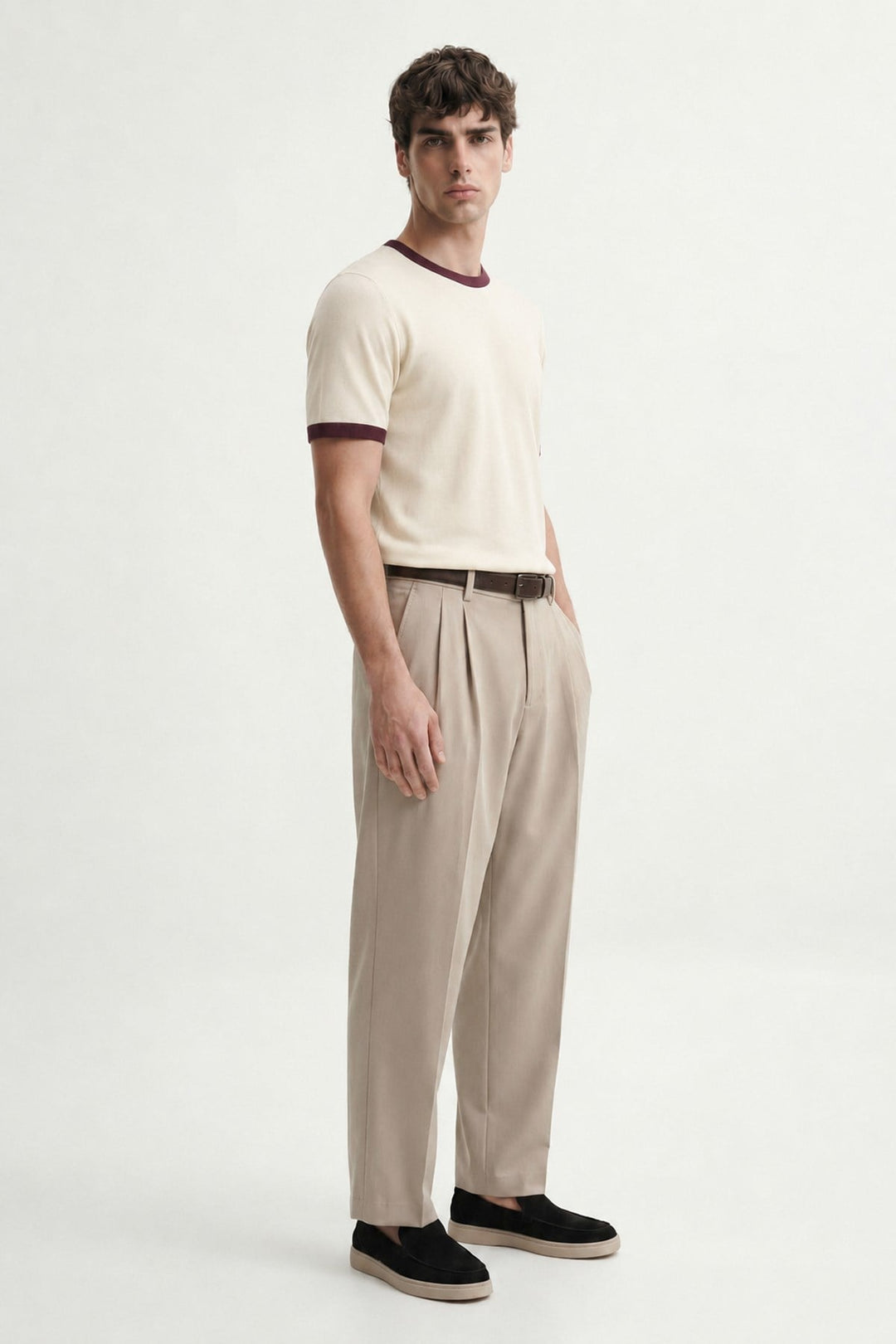 ANT Contrast Collar Men's T-Shirt - Trois-Rivières
