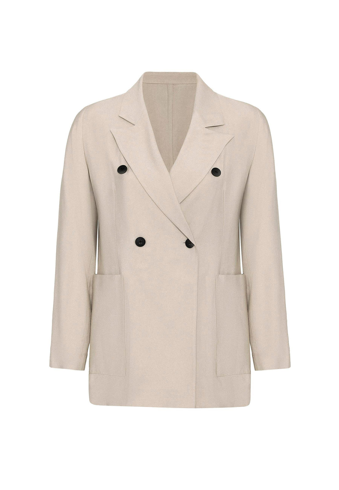 ANT Antioch Beige Double-Breasted Women's Blazer Jacket - Torrente
