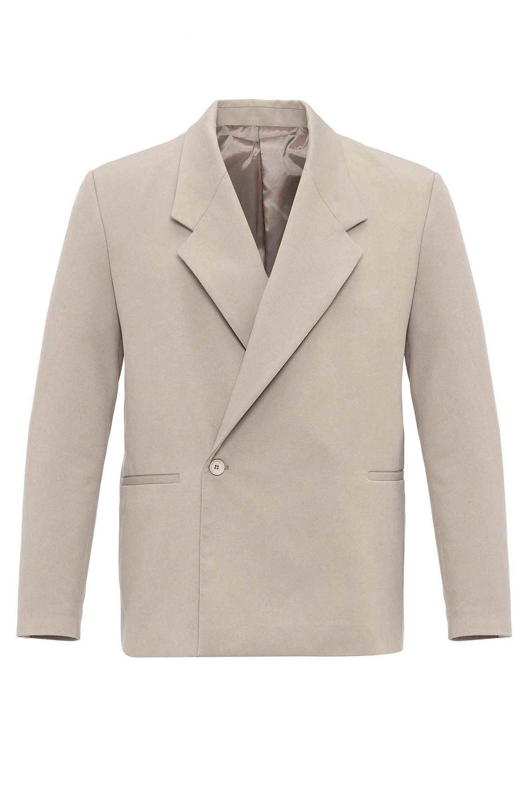 ANT Antioch Bej Kruvaze Kapama Fleto Cepli Erkek Blazer Ceket - Culver City